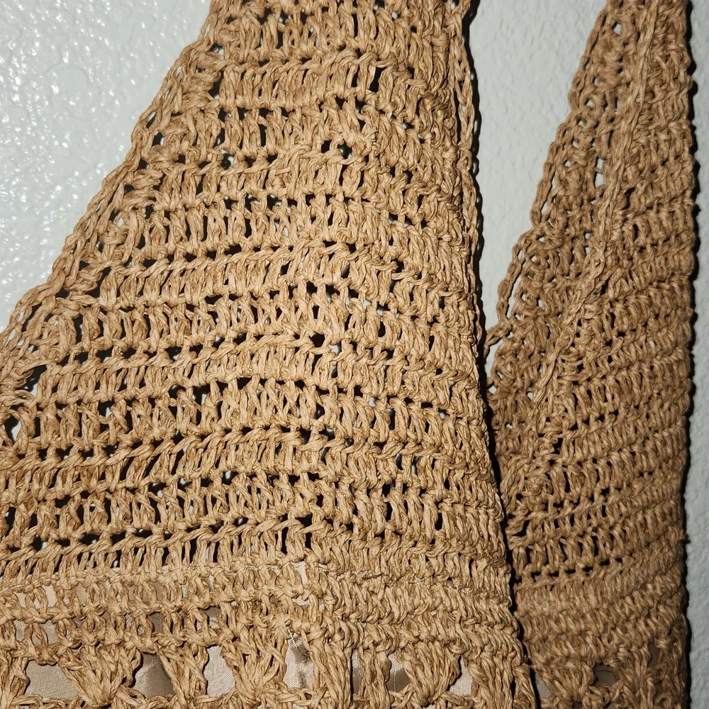 NWOT Woven Boho Crossbody Bag - Picture 5 of 9